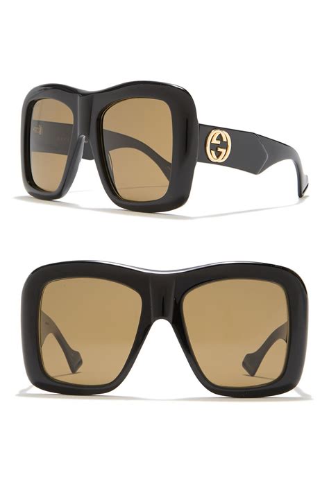 gucci 54mm square sunglasses dupe|gucci oversized square acetate sunglasses.